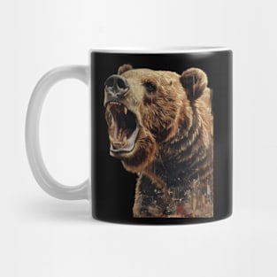 The Assertive Grizzly Bear Stance Mug